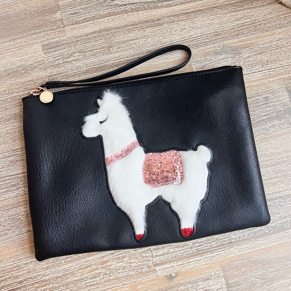 Lauren Conrad Pouch Wristlet Llama - Picture 2 of 3